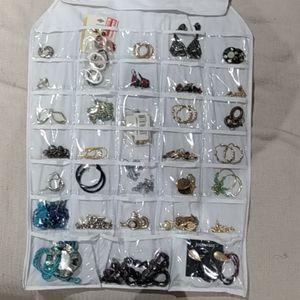 Assorted costume jewelry